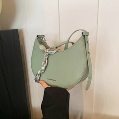 Simple All-match Retro Fashion Shoulder Trendy Small Saddle Bag