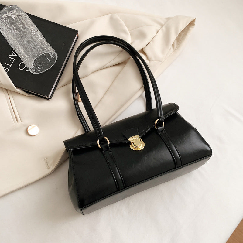 Retro High-grade Underarm Document Tote Bag Women