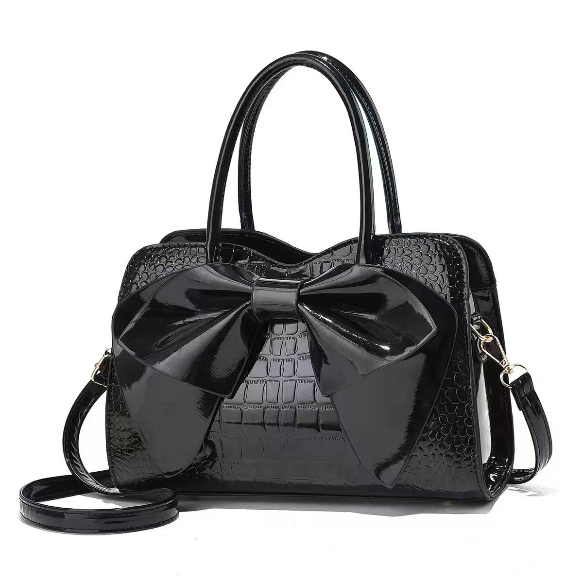 Women's Simple Elegant Western Style Shoulder Crossbody Handbag