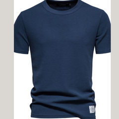 Men's Waffle-Knit Short Sleeve T-Shirt