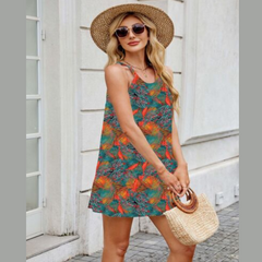 Printed Mini Cami Dress