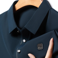 Men's Plus Size Lightweight Breathable Collared Neck Polo