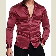 Men's Signature Long Sleeve Button-Up Shirt
