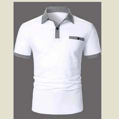 Plus Size Casual Polo Shirt for Men â€?Collared Design