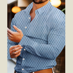 Plus Size Men's Business Shirt â€?Long Sleeve, Full Size