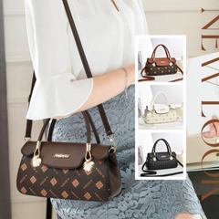 Vintage Exquisite Letter-printed Women's Handbag Fashion Printed Casual Simple Handbag Women's Cross-body Bag