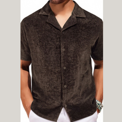 Easy Fit Big and Tall Button Shirt for Men
