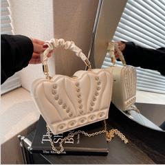 Crown Handbags High-grade Elegant Affordable Luxury Fashion Shoulder Messenger Bag
