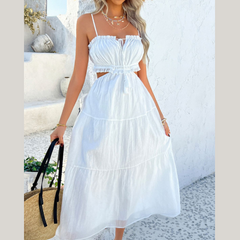 Devine Tie Back Cami Midi Dress