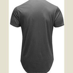 Men's Basic Curved Hem T-Shirt
