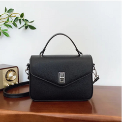 Fashion Casual All-match Commute Cowhide Portable Shoulder Messenger Bag
