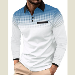 Men's Collared Long Sleeve Polo â€?Big & Tall Everyday Style
