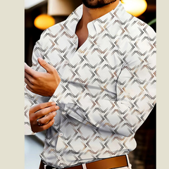 Men's Big and Tall Button Down Shirt â€?Casual Long Sleeve