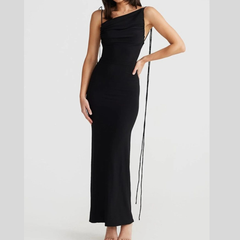 Backless Slit Sleeveless Bodycon Maxi Dress