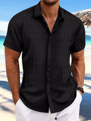 Men's Plus Size Short Sleeve Button-Down Shirt â€?Big and Tall Casual Fit