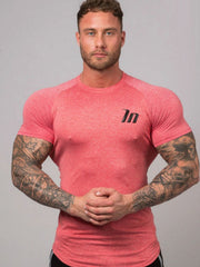 Men's Plus Size Round Neck Short Sleeve T-Shirt