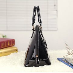 Leather Shiny Shell All-match One-shoulder Messenger Handbag