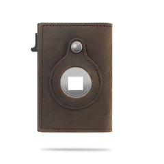 Rfid Card Holder Men Wallets Money Bag Male Black Short Purse Small Leather Slim Wallets Mini Wallets For Air Tag