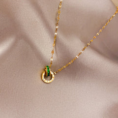Necklace Pendant Ins Wind Clavicle Chain Simple Couple Neck Jewelry