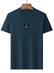 Men's Plus Size Basic Style Round Neck T-Shirt