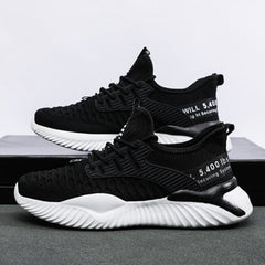 Fashion Simple Casual Shoes Student Outdoor FlyKnit Lightweight Breathable Sneaker