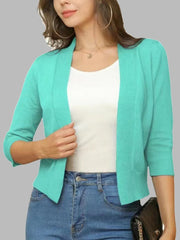 Open Front Knit Sweater