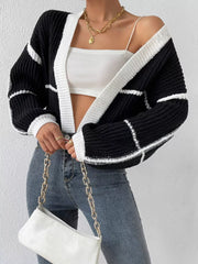 Classic Striped Long Sleeve Knit Pullover