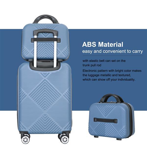 2-piece Luggage Set With Lightweight ABS And Rotating Wheels- FREE USA SHIPPING