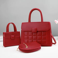 New Commuter Large Capacity Shoulder Bag Three-piece Set Versatile Handbag