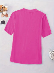 Full Size Modern Fit V-Neck Tee Plus Size