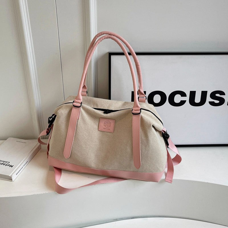 Contrast Travel Bag