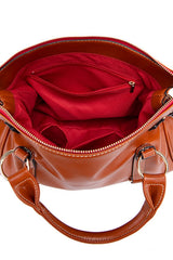 Chic PU Leather Handbag with Tassel Accents