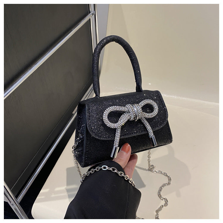 Simple Casual Korean Chain Hand-carrying Crossbody Shoulder Small Square Bag