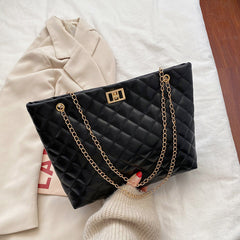 Women's Lingge Shopping Shoulder Bag Small Chains Handbags