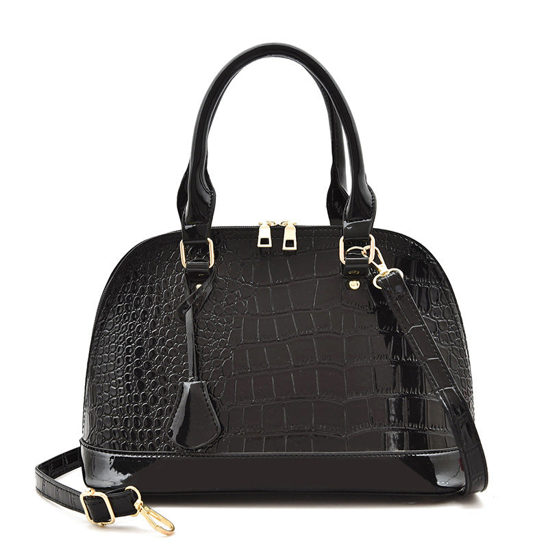 Large Capacity Shiny Crossbody Shoulder Bag