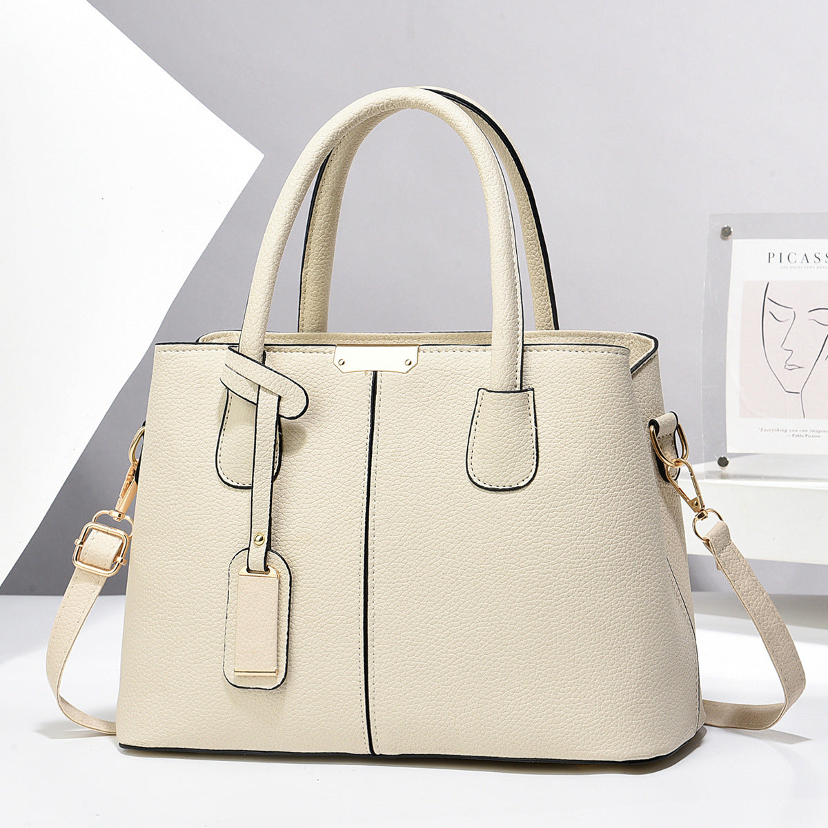 Women PU Leather Large Capacity Handbags