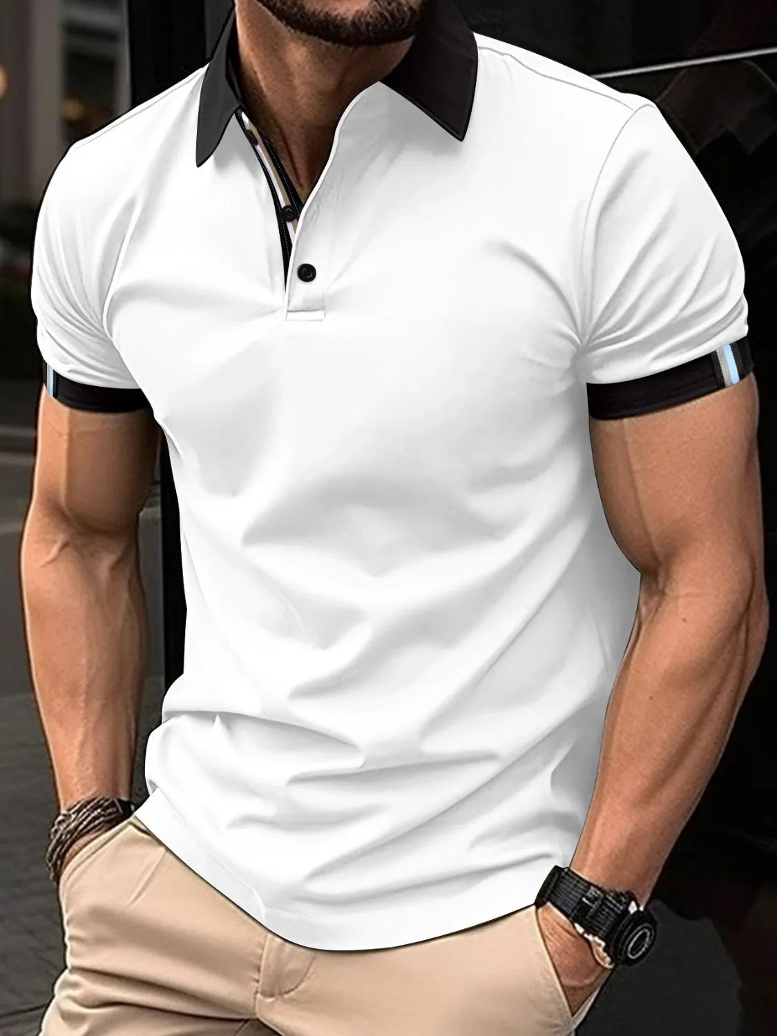 Men's Plus Size Collared Short Sleeve Polo â€?Big & Tall Everyday Fit