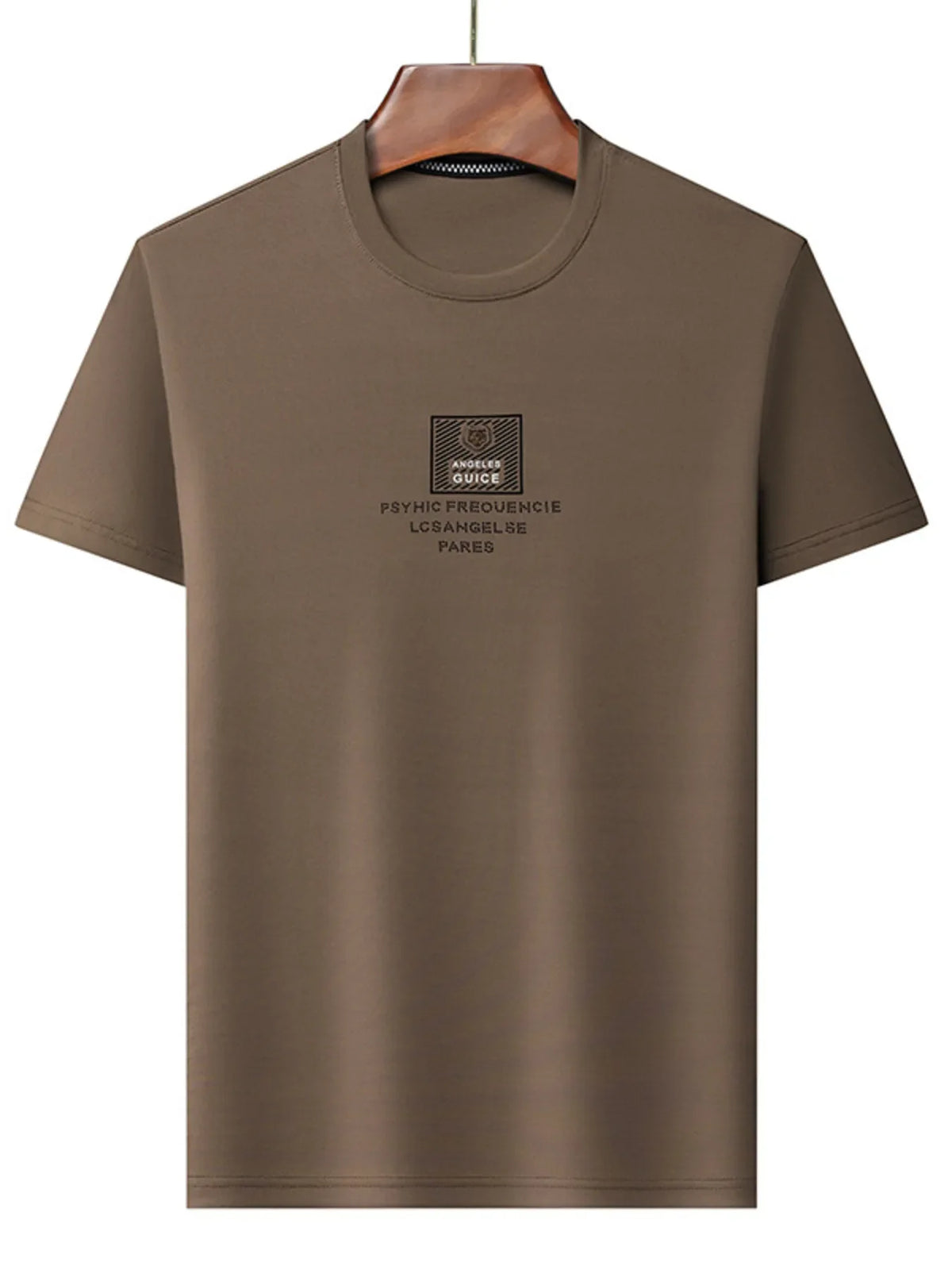 Men's Plus Size Basic Style Round Neck T-Shirt