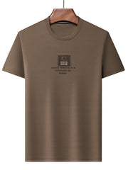 Men's Plus Size Basic Style Round Neck T-Shirt