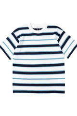 Men's Plus Size Casual Striped Short Sleeve T-Shirt