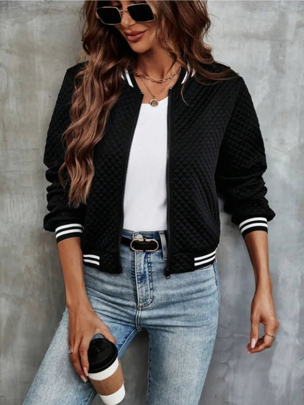 Casual Full Sleeve Zipper Jacket