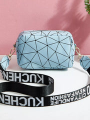 Geometric Pattern Crossbody Bag