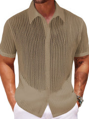 Men's Big and Tall Button Down Short Sleeve Shirt â€?Classic Fit Plus Size Casual Shirt