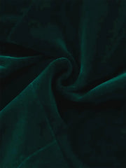 Velvet Double-Breasted Blazer Dress