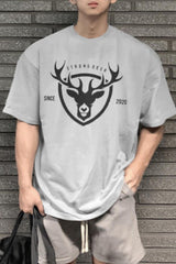 Men's Casual Plus Size Graphic T-Shirt