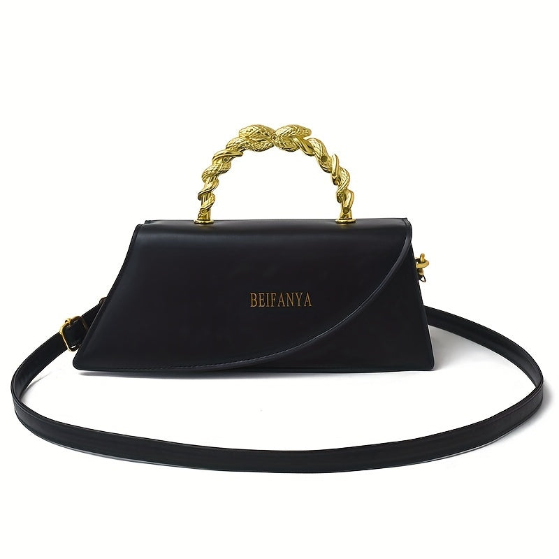 PU Women's Shoulder Bag, Multifunctional Crossbody Bag With Large Capacity