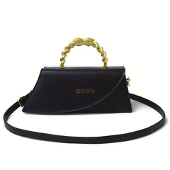 PU Women's Shoulder Bag, Multifunctional Crossbody Bag With Large Capacity