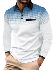 Men's Collared Long Sleeve Polo â€?Big & Tall Everyday Style