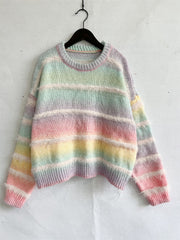 Stylish Bow Adorned Round‑Neck Knit