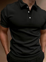 Casual Plus Size Polo Shirt for Men â€?Collared Neck